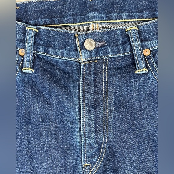 Polo Ralph Lauren 36W 33L Slim Fit Dark Wash Straight Cut Jeans Excellent Shape - Picture 3 of 10